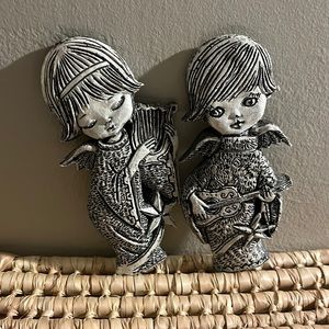 2 Vintage HODA Angel Wall Art